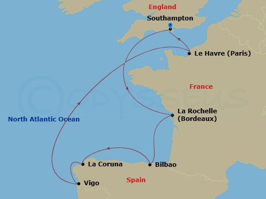 8-night Spain & France Cruise