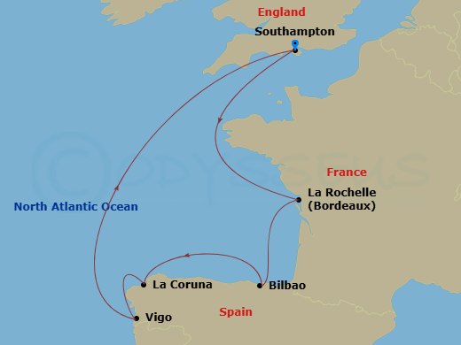 7-night Spain & France Cruise