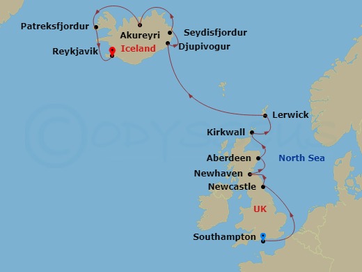 12-night Northern Europe Cruise