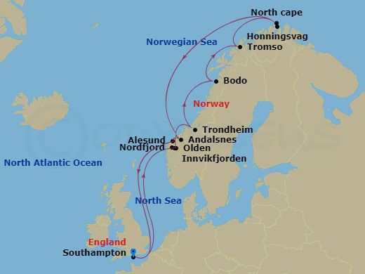 14-night Norway Cruise