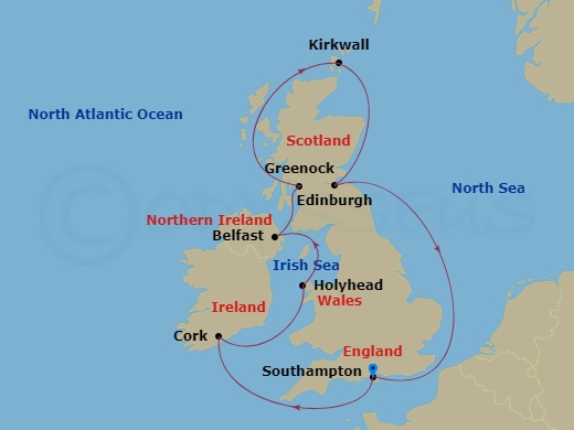 10-night British Isles Cruise