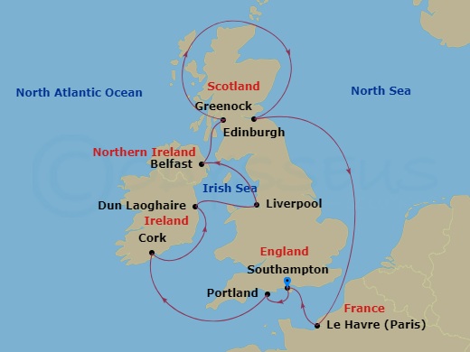 12-night British Isles Cruise