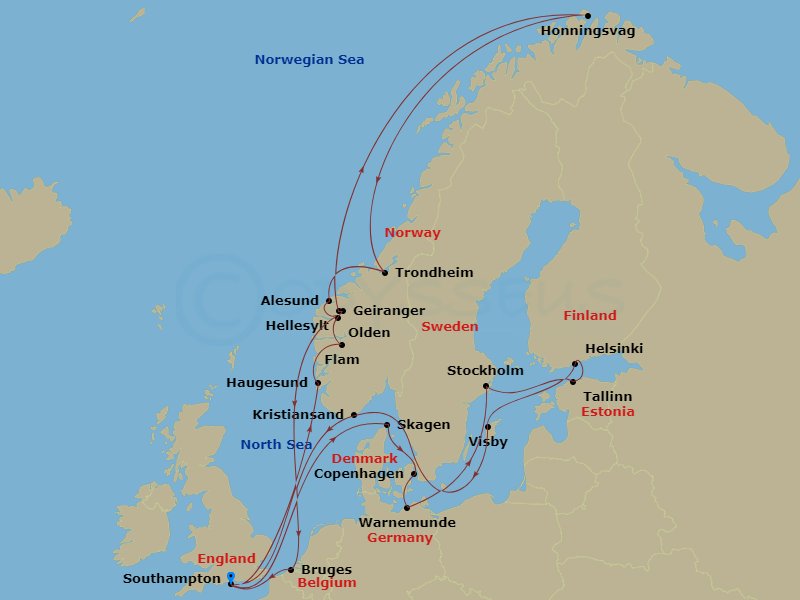28-night Scandinavia & Land Of The Midnight Sun Cruise