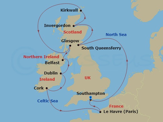 12-night British Isles Cruise