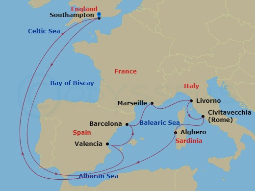 14-night Mediterranean Adventurer Cruise