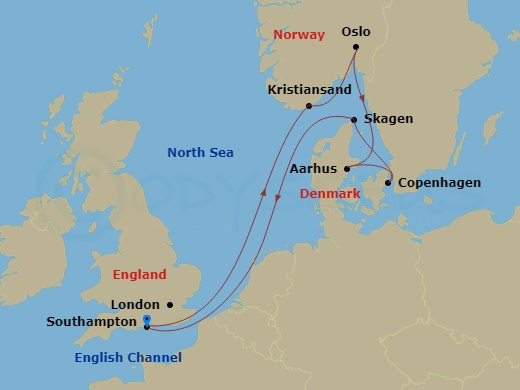 8-night Scandinavia Cruise