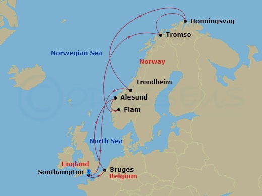 12-night Norwegian Fjords & Arctic Circle Cruise