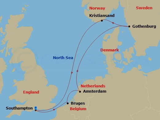 7-night Northern Europe Cruise From Southampton