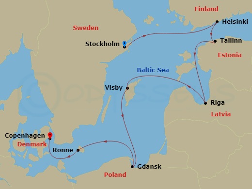 7-night Baltic Cruise - Stockholm To Copenhagen