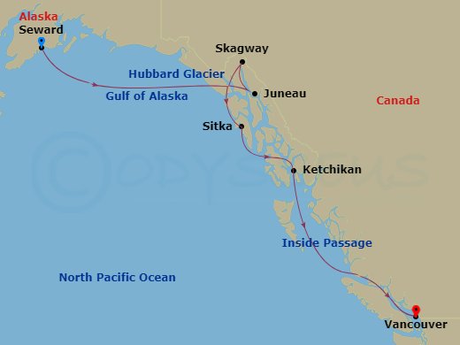 7-night Alaska Cruise