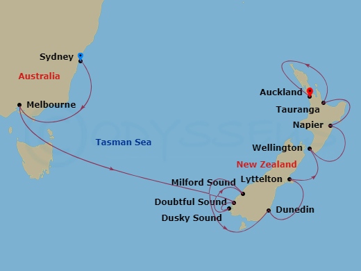 11-night Australia & New Zealand Cruise