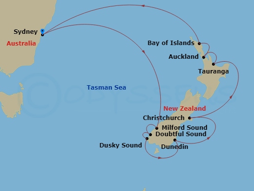 12-night New Zealand Cruise