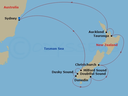 11-night New Zealand Cruise