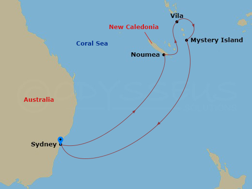 8-night South Pacific Cruise