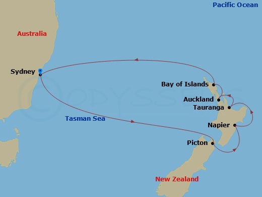 11-night New Zealand Holiday Cruise