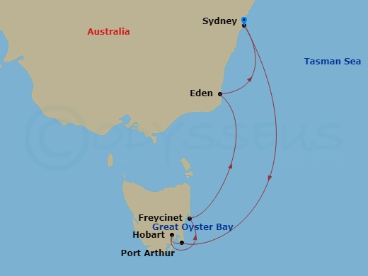 6-night Tasmania Cruise