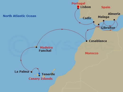10-night Archipelagos to Alcazars Voyage