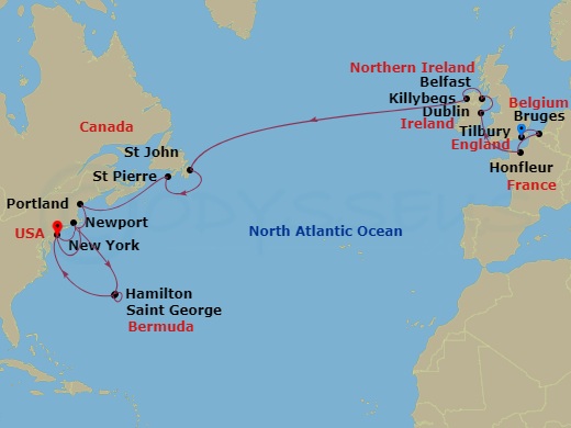 22-night Supreme Transatlantic Voyage