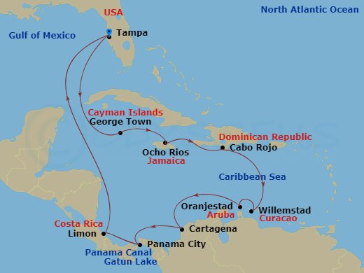 14-night Panama Canal: Costa Rica & Dominican Republic Cruise