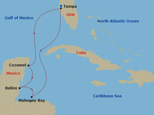 6-night Exotic Western Caribbean Cruise