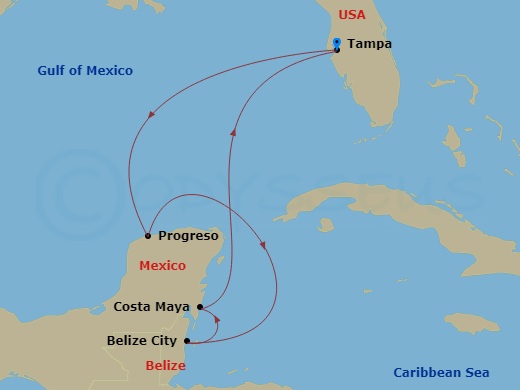 7-Night Belize & Mexico Cruise