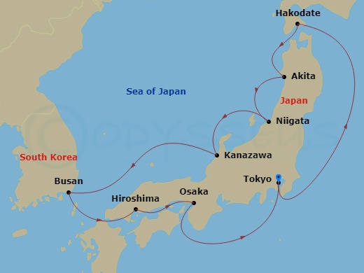 15-night Japan Cruise