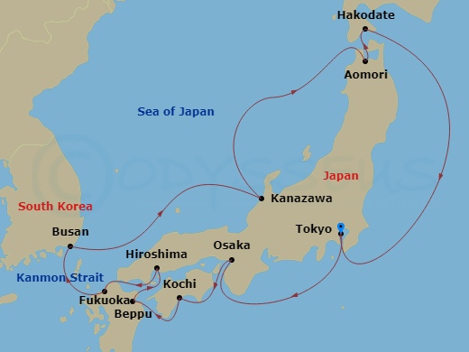 15-night Japan Cruise