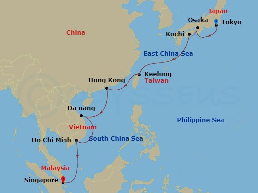 15-Night Asia Intensive Voyage