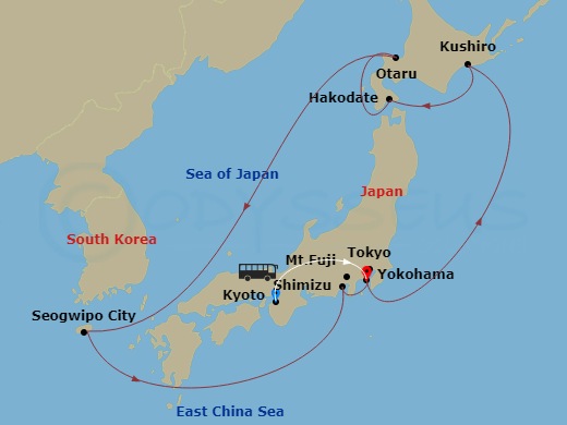 15-night Highlights Of Japan Cruisetour #3B