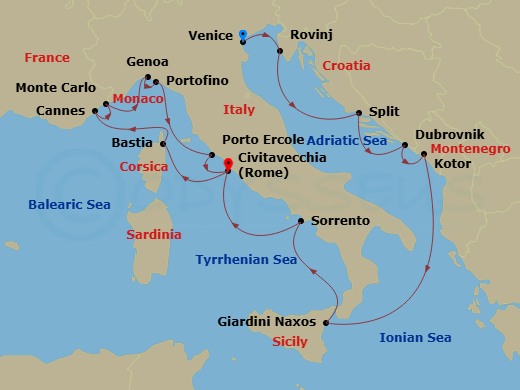 15-night Star Collector: Iconic Italy And Croatia Cruise