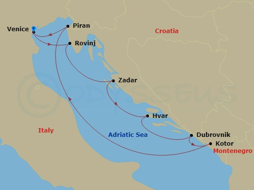 9-night Adriatic Icons and Venetian Treasures Cruise