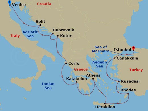 14-night Ancient Adriatic Treasures Cruise