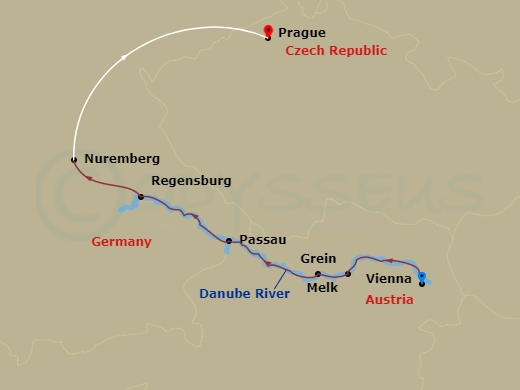 8-night Christmastime On The Danube With 2 Nights In Prague (Westbound) Cruise/Land Package