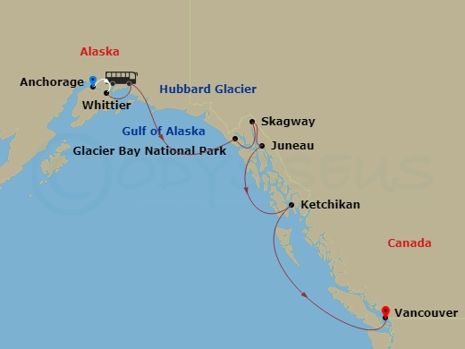 9-night Katmai National Park Cruisetour #03S