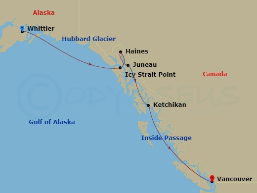 7-night Alaskan Accolades Voyage