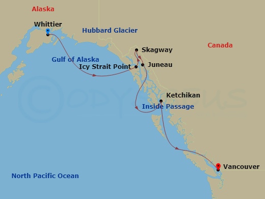 7-night Alaskan Accolades Voyage