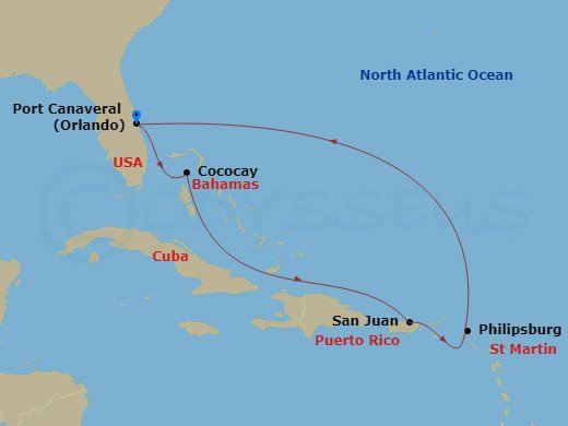 7-night Eastern Caribbean & Perfect Day Cruise