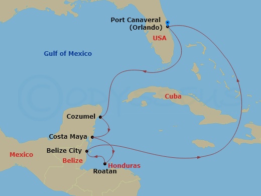 8-night Western Caribbean With Mexico Cruise