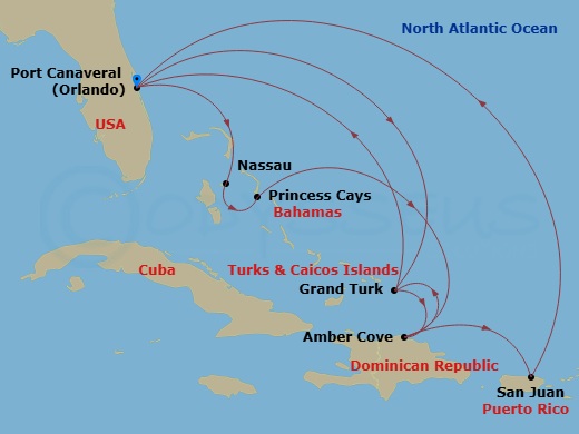 14-night Eastern/Western Caribbean Adventurer Cruise