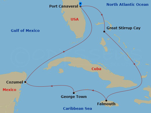 7-night Western Caribbean: Great Stirrup Cay & Cozumel Cruise