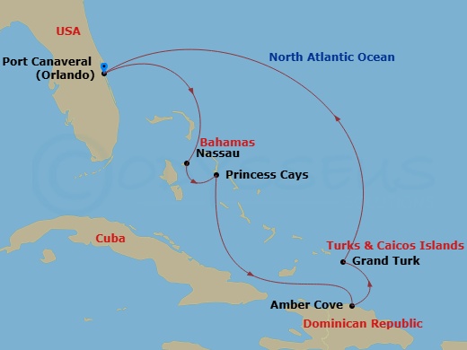 7-night Eastern Caribbean with Turks & Caicos Cruise