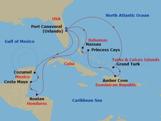 14-night Eastern/Western Caribbean Adventurer Cruise