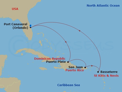 7-night St. Kitts, San Juan & Puerto Plata Cruise Cruise