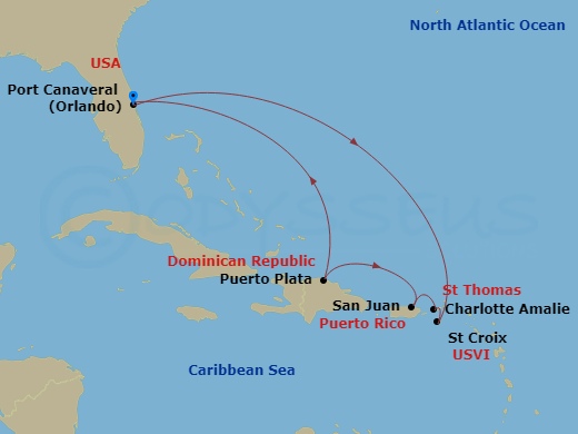 8-night Eastern Caribbean Cruise