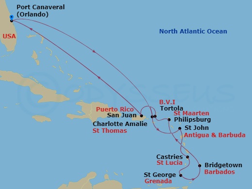 14-night Southern Caribbean Cruise