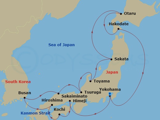 14-night Circle Japan Cruise