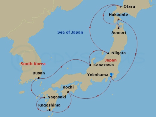 14-night Circle Japan Cruise