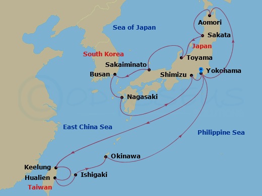 19-night Southern Islands & Sea Of Japan Cruise