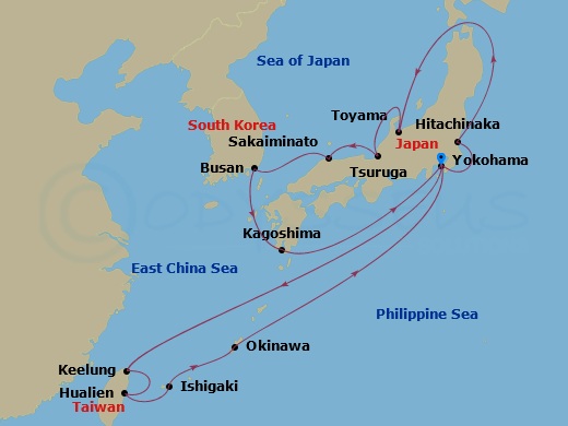 18-night Southern Islands & Sea Of Japan Cruise