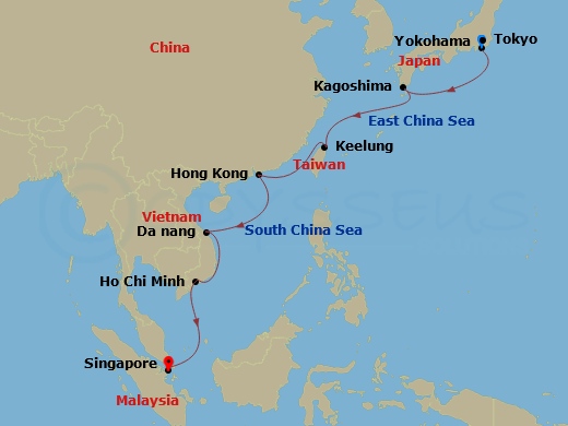 14-night Hong Kong, Japan & Vietnam Cruise
